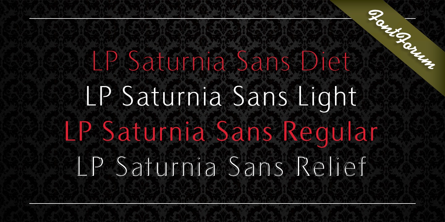 Przykładowa czcionka LP Saturnia #3